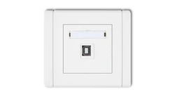 FLEXI Gniazdo pojedyncze USB-AB biały FGUSB-3