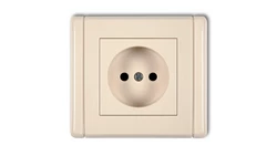 FLEXI Gniazdo pojedyncze b/u beżowy 1FGP-1p