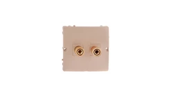 Simon Basic Gniazdo głośnikowe pojedyncze beżowe BMGL2.02/12