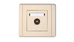 FLEXI Gniazdo pojedyncze BNC beżowy 1FGBNC-1