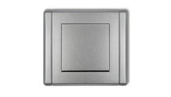 FLEXI Przycisk jednobiegunowy srebrny metalik 7FWP-4.1