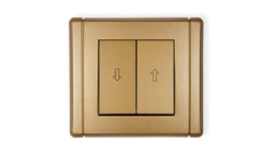 FLEXI Łącznik żaluzjowy złoty metalik 8FWP-8