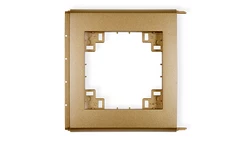 Ramka zewnętrzna do łączników IP44 złoty metalik 8FRH