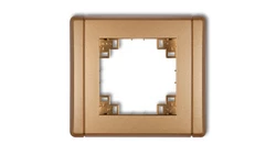 Kompletna ramka uniwersalna pojedyncza złoty metalik 8FR-1