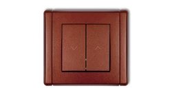 FLEXI Łącznik żaluzjowy brązowy metalik 9FWP-8