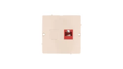 Simon Basic Gniazdo komputerowe pojedyncze RJ45 kat.5e beżowe BMF51.02/12