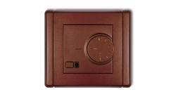FLEXI Regulator temperatury elektroniczny z czujnikiem powietrznym brązowy metalik 9FRT-2