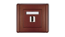 FLEXI Gniazdo pojedyncze HDMI brązowy metalik 9FHDMI-1