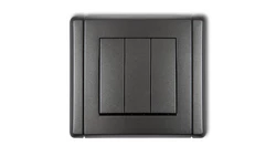 FLEXI Łącznik potrójny grafitowy 11FWP-7