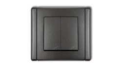 FLEXI Łącznik podwójny schodowy grafitowy 11FWP-33