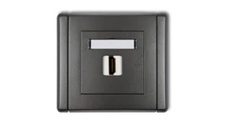 FLEXI Gniazdo pojedyncze HDMI grafitowy 11FHDMI-1