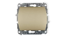 TREND Łącznik jednobiegunowy złoty 6WP-1