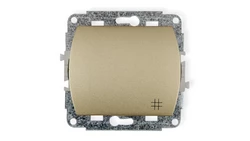 TREND Łącznik krzyżowy złoty 6WP-6