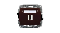 TREND Gniazdo pojedyncze HDMI brązowy 4HDMI-1