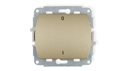 TREND Łącznik dwubiegunowy złoty 6WP-9