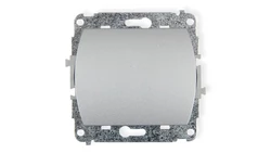 TREND Łącznik jednobiegunowy srebrny 5WP-1