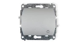 TREND Przycisk /światło/ srebrny 5WP-5