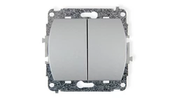 TREND Przycisk świecznikowy srebrny 5WP-44.1