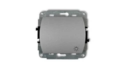 TREND Przycisk /światło/ srebrny metalik 7WP-5