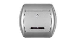 TREND Łącznik hotelowy srebrny metalik 7SH-1