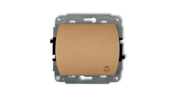 TREND Przycisk /światło/ złoty metalik 8WP-5