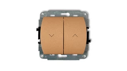 TREND Łącznik żaluzjowy złoty metalik 8WP-8