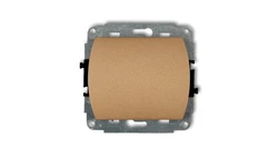 TREND Przycisk jednobiegunowy złoty metalik 8WP-4.1