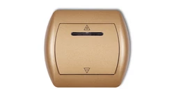 TREND Ściemniacz sterowany dotykiem i dowolnym pilotem złoty metalik 8RO-1