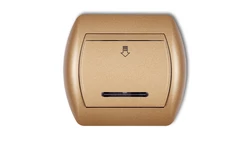 TREND Łącznik hotelowy złoty metalik 8SH-1