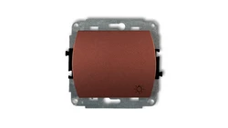 TREND Przycisk /światło/ brązowy metalik 9WP-5