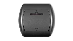 TREND Ściemniacz sterowany dotykiem i dowolnym pilotem grafitowy 11RO-1