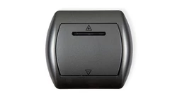 TREND Sterownik roletowy sterowany dotykiem i dowolnym pilotem grafitowy 11SR-1