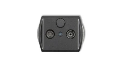 TREND Gniazdo antenowe RTV przelotowe 9dB grafitowy 11G9P