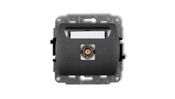 TREND Gniazdo pojedyncze BNC grafitowy 11GBNC-1