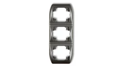 TREND Ramka pionowa potrójna grafitowy 11RV-3