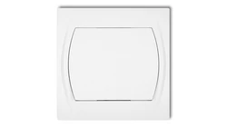 LOGO Łącznik jednobiegunowy biały LWP-1