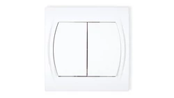 LOGO Łącznik świecznikowy biały LWP-2