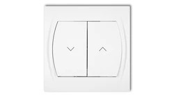 LOGO Łącznik żaluzjowy biały LWP-8