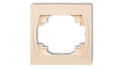 LOGO Ramka pozioma pojedyncza biały LRH-1