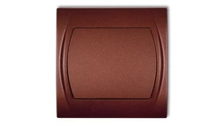 LOGO Łącznik jednobiegunowy brĄzowy metalik 9LWP-1