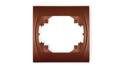 LOGO Ramka pozioma pojedyncza brĄzowy metalik 9LRH-1