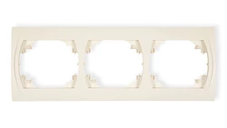 LOGO Ramka pozioma potrójna beżowy 1LRH-3