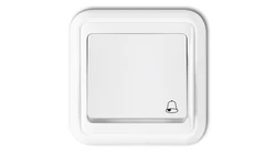 LIZA Przycisk /dzwonek/ biały WPT-4