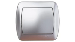 Simon Akord Łącznik jednobiegunowy aluminium metalizowane AW1/26