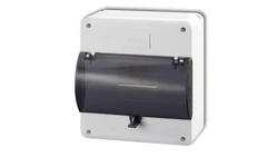 Rozdzielnica niskonapięciowa 8 modułowa z zerem i klapką biały OB-8ZZK