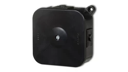 Puszka instalacyjna hermetyczna bez złączek 80x80mm czarny 12PHS-2