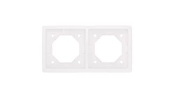 Simon Basic Standard Ramka bryzgoszczelna podwójna IP44 z uszczelką biała BMR2B/11
