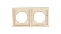 Simon Basic Standard Ramka bryzgoszczelna podwójna IP44 z uszczelką beżowa BMR2B/12
