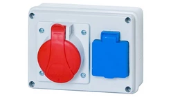 Rozdzielnica budowlana BERGAMO 1x5P 32A 1x2P+Z ITALINE ITA00112 ELIT50522