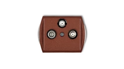 TREND Gniazdo antenowe 2 wyjścia SAT + TV brĄzowy metalik 9GSN